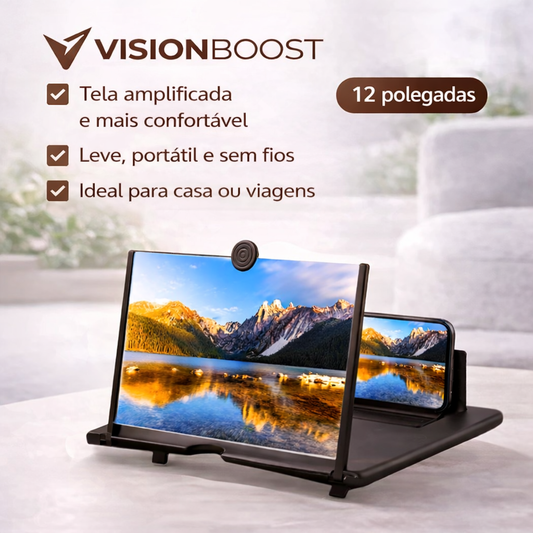 Amplificador de pantalla 12" - blanco